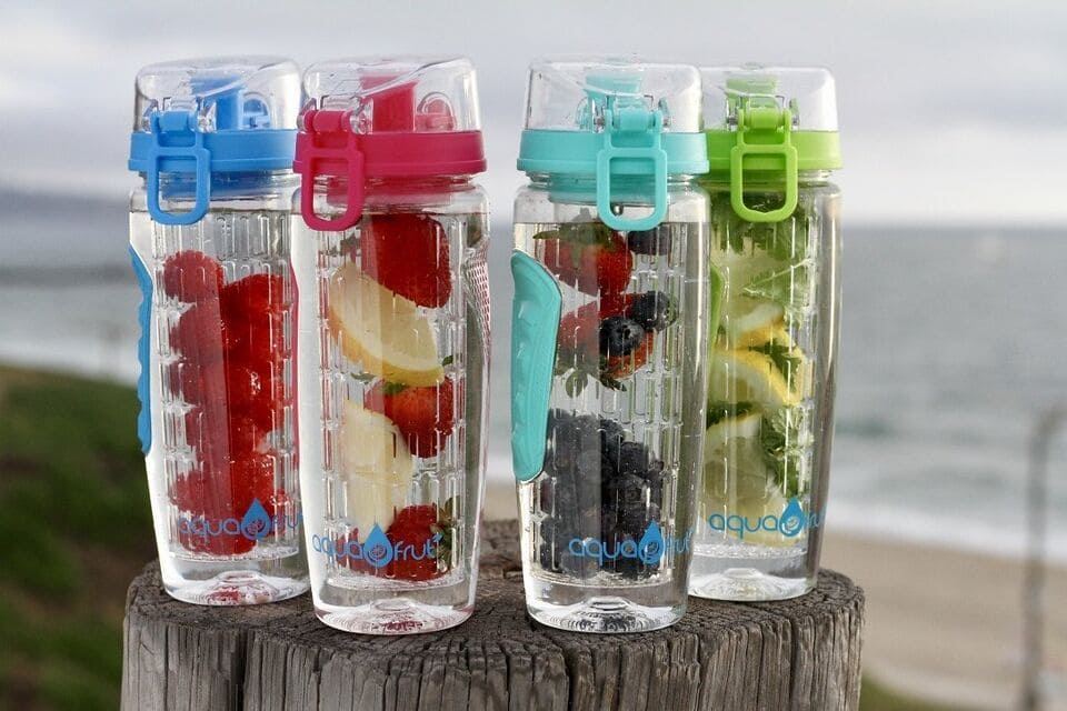 Aqua Time Infuser Water Bottle, 1L Time Tracker Bottle With Cleaning Brush, Acrylic Detox Sports Water Bottle, Triton Sports Bottle with Flip Top Lid, Fruity infusing Water Bottles for Women & Men - Aqua Time Infuser Water Bottle, 1L Time Tracker Bottle With Cleaning Brush, Acrylic Detox Sports Water Bottle, Triton Sports Bottle with Flip Top Lid, Fruity infusing Water Bottles for Women & Men -